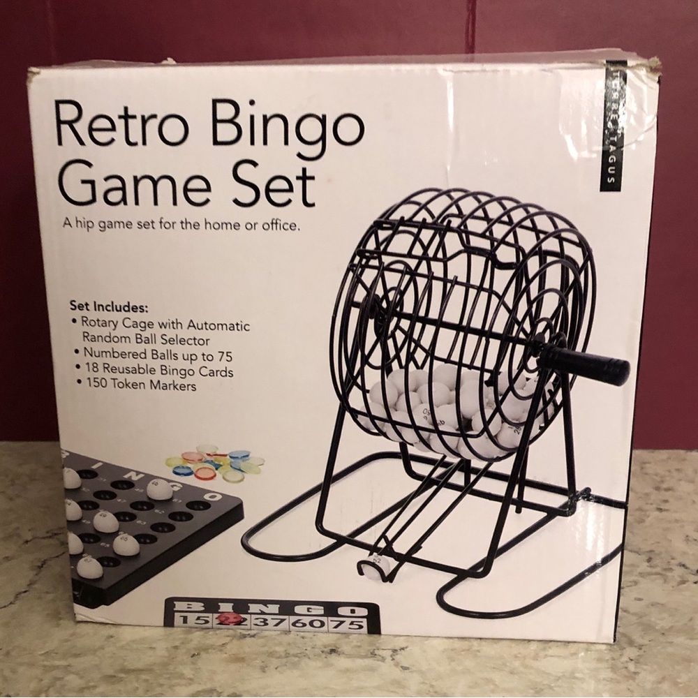 Retro Bingo Game Set